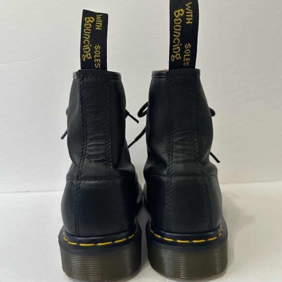 Dr. Martens Original 1460 SOFTY T Leather Boots Black size W8 or M7 - Picture 5 of 13